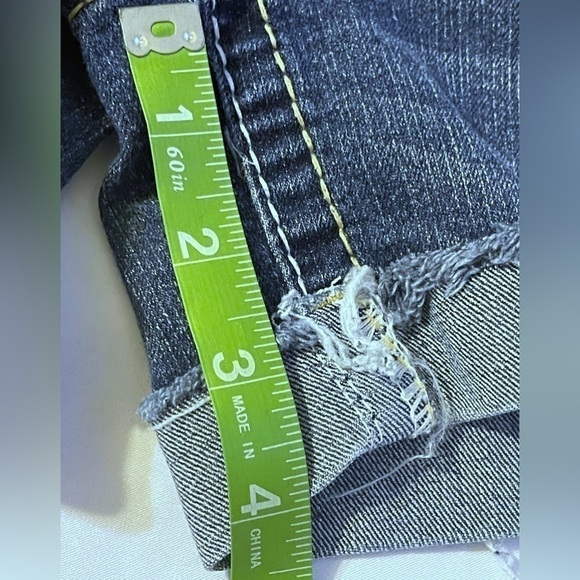 AMETHYST Denim Jean Cut Off Shorts Size - Picture 5 of 6